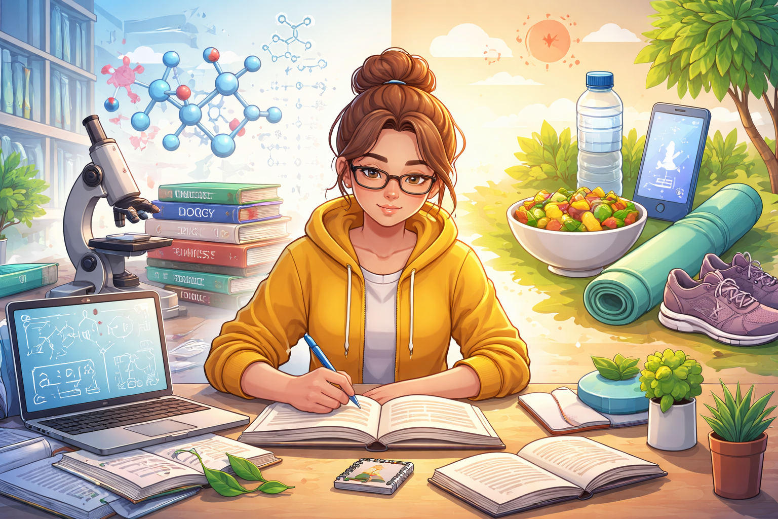 Balancing Complex Science Courses with Personal Wellbeing